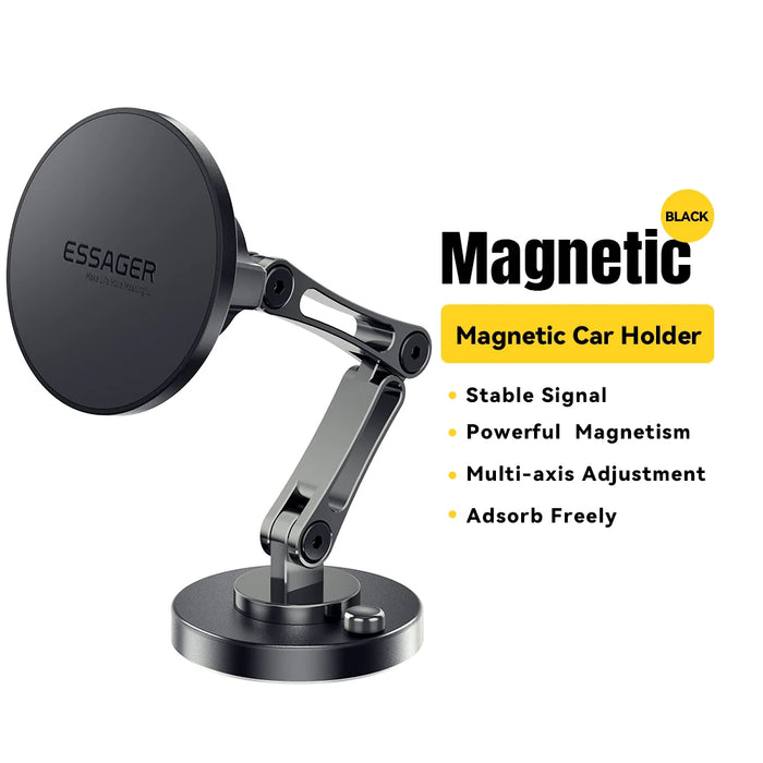 Magnetic Wireless Charger Car Phone Holder 15W Fast Charging Easy Paste Mount Stand For Magsafe Iphone 15 14 13 Pro Max