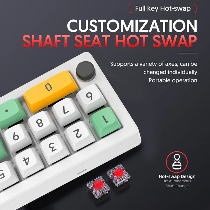 13 Key Mechanical Keyboard Wired Macro Programmable Mini Gaming Keyboard Rgb Lighting Hot Swappable Keyboard For Pc Laptops