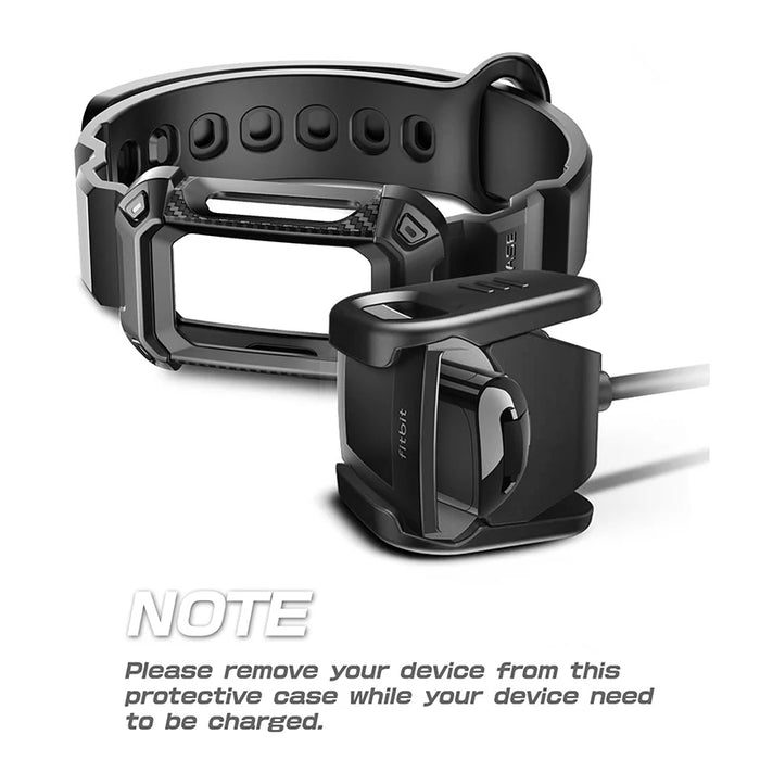 For Fitbit Charge 5 2021 / Fitbit Charge 6 2023 Ub Pro Rugged Case Protective Replacement Wristband