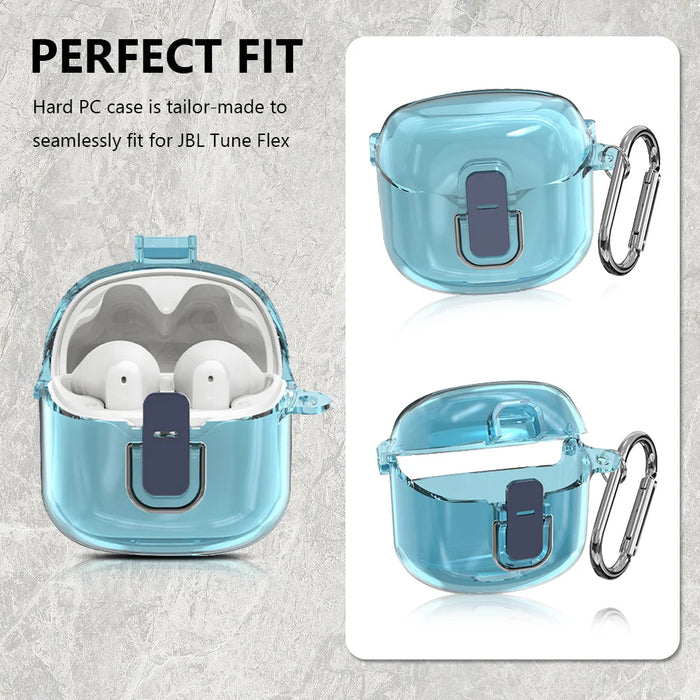 For Jbl Tune Flex 2023 Wireless Earbuds Cover Bluetooth Earphone Washable Case Anti-Drop Protective Sleeve Earphone Accessories
