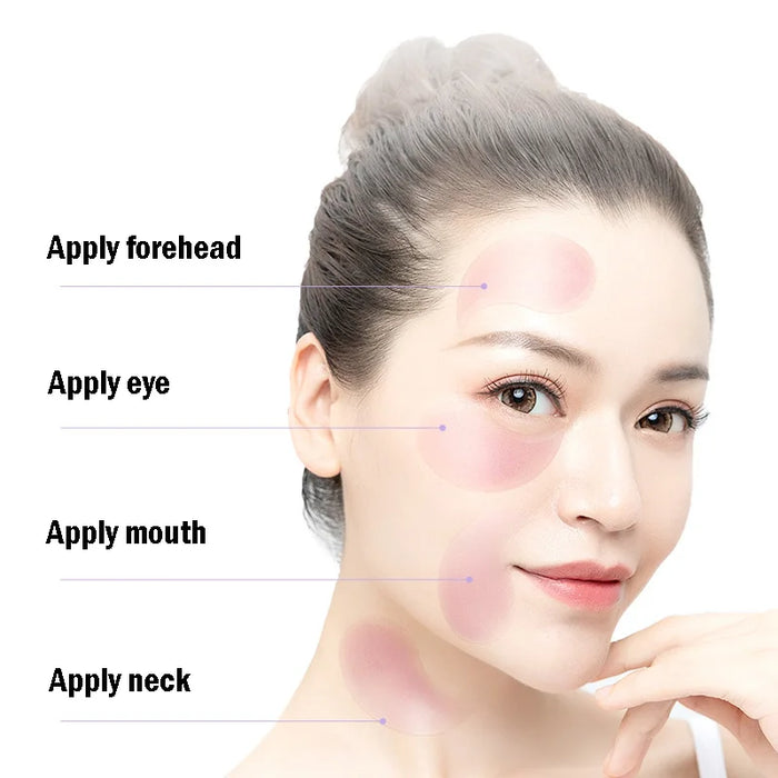 60 Piece Gold Crystal Eye Mask For Dark Circles & Firming