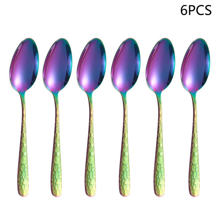 4 / 6 / 16 / 24 Piece Stainless Steel Tableware Set For Home Or Restaurant