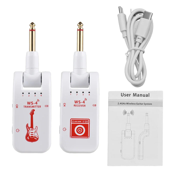 Wireless Guitar System For Electric Guitar / Bass 2.4G 48K / 16Bit