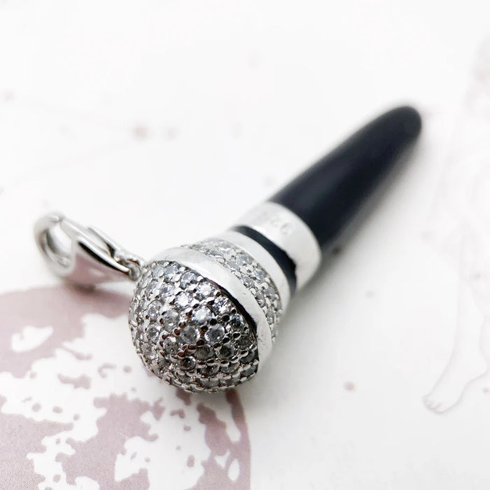 925 Sterling Silver Winter Pendant Microphone Fashion Jewelry For Women & Men