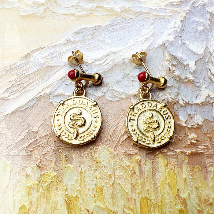 925 Sterling Silver Vintage Gold Plated Earrings Real Women Fine Jewelry Arrival