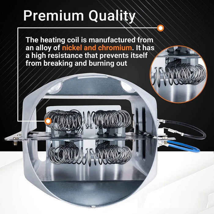 Dc97-14486A Dryer Heating Element Assembly Compatible With Samsung & Kenmore Dryers Ap4342351 Dc97-14486A Ps4220205