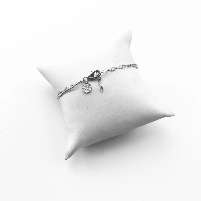 925 Sterling Silver Karma Wheel Chain Bracelet For Women And Men Party