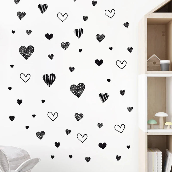 Modern Heart Wall Stickers For Home Decor