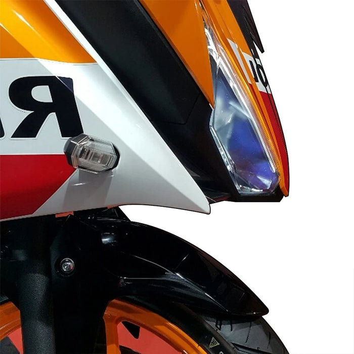 12V Motorcycle Led Turn Signal Lights Amber Flashing Indicators 2Pcs