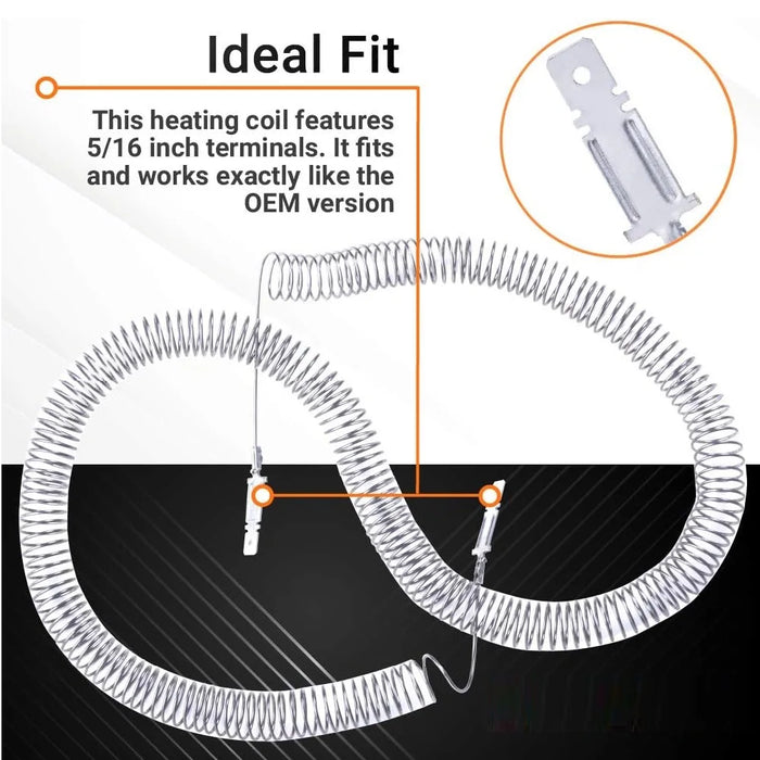 Dryer Heating Element Restring Coil Replacement Part Compatible With Frigidaire Kenmore Gibson Dryers Ap2135128 351 Ah451032