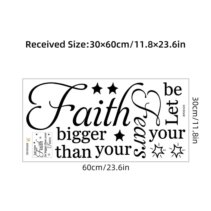 Motivational Star Wall Stickers For Home Decor