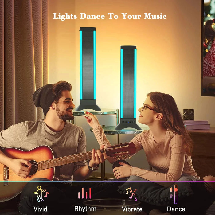 25In Soundbar For Tv Home Theater Dual Subwoofers 4 Speakers 3D Stereo Bluetooth Foldable Split Wireless