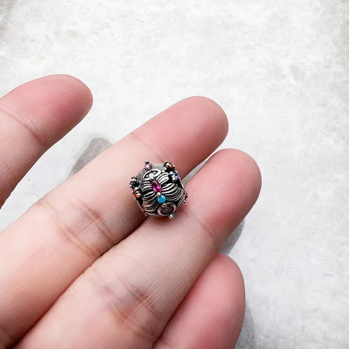 925 Sterling Silver Bohemia Butterfly Charm Bead For Women