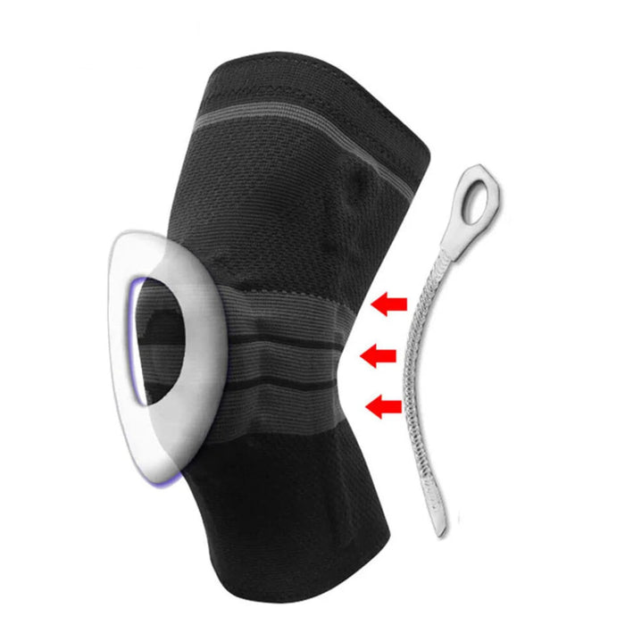 Silicone Gel Knee Brace For Joint Pain Relief Men / Women