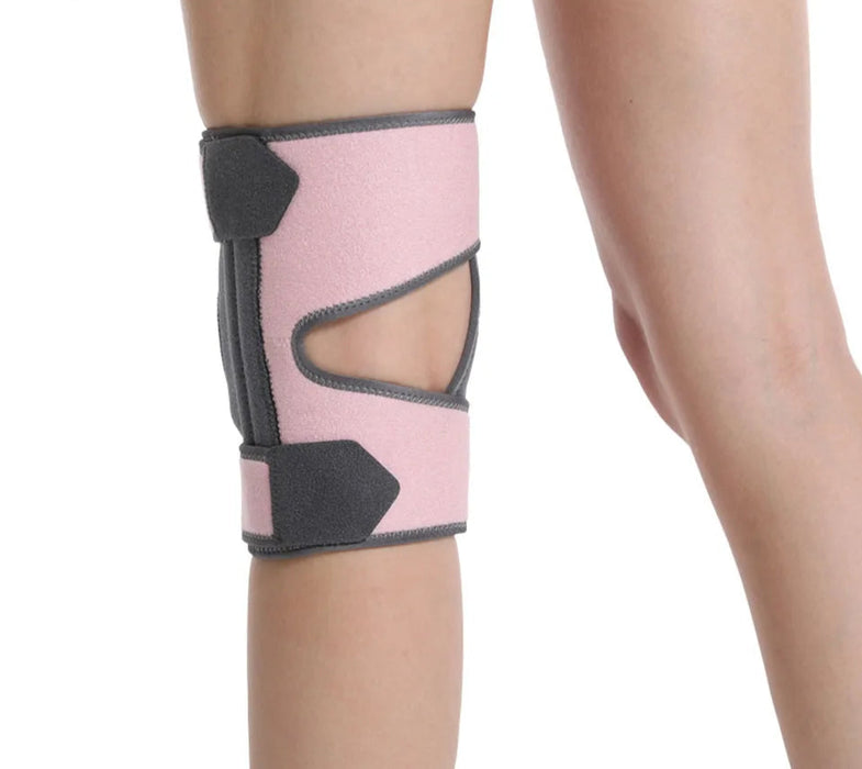Breathable Knee Brace With Side Stabilizers & Gel Pads