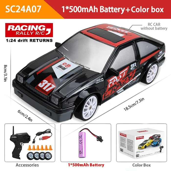 2.4g Rc Drift Car Toy for Kids 4wd Racing