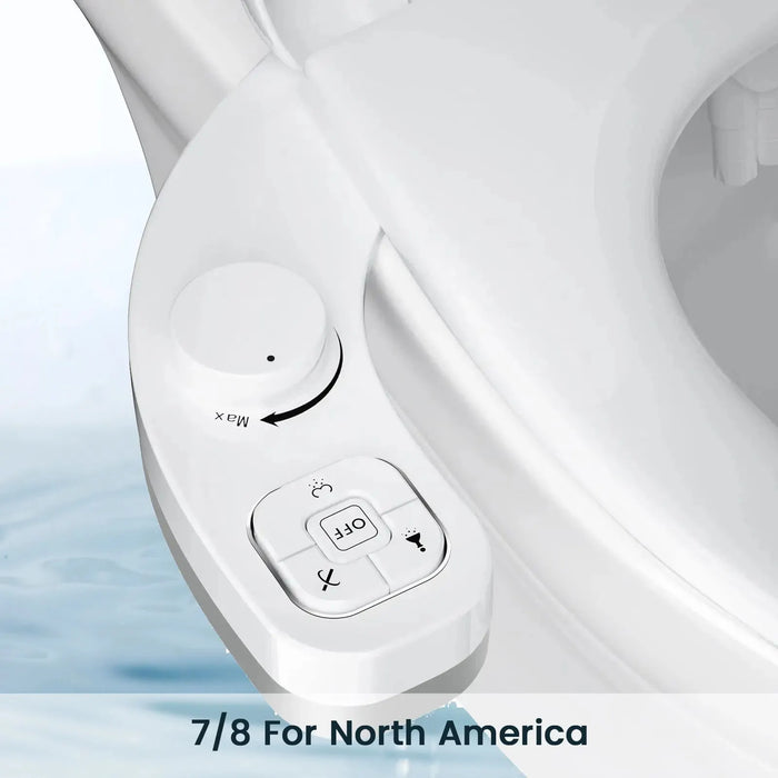 Self Cleaning Dual Nozzle Bidet Attachment