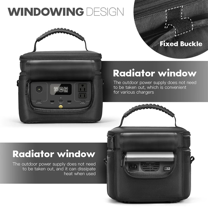 Carrying Case Power Station Storage Bag Protective Travel Case Anti-Drop Protective Cover Waterproof Bag For Ef Ecoflow River 2