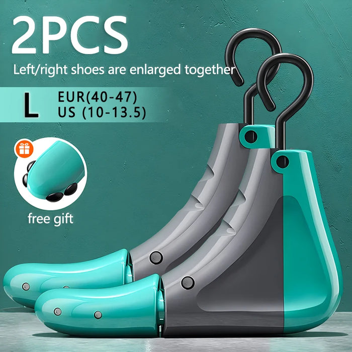 Unisex 2 Pieces Universal Adjustable Length Width High Low Top Shoes Stretcher Expander Extender Keeper Tree
