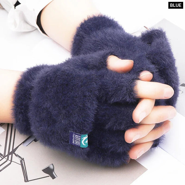 Fingerless Mittens For Winter Protection