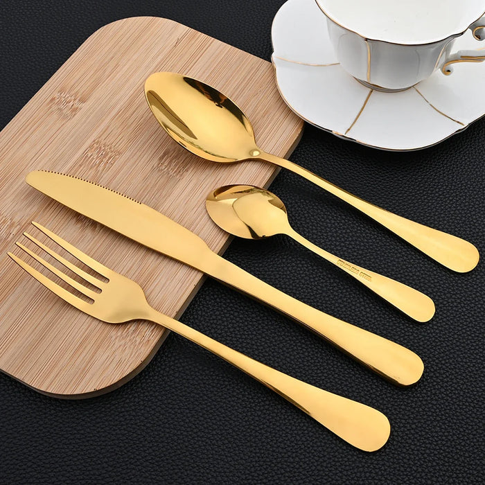 16 Piece Stainless Steel Cutlery Set For Western Dining
