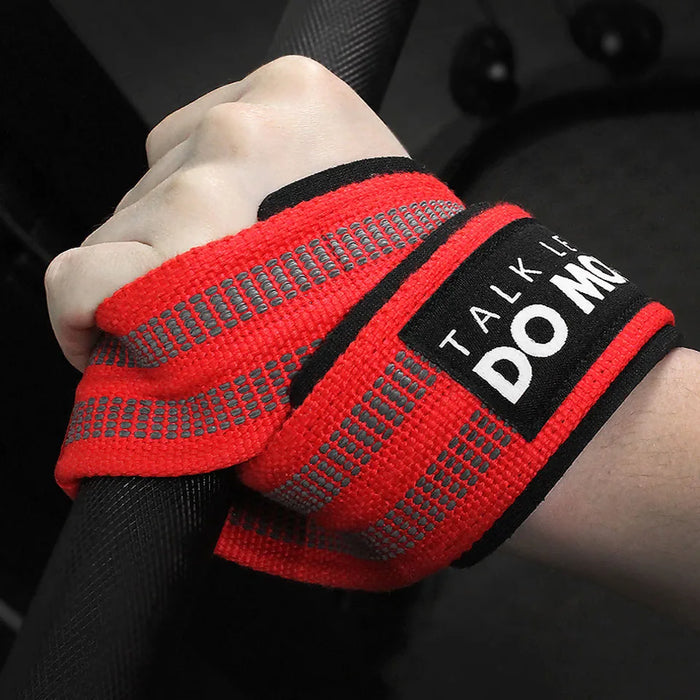 Pair of Figure 8 Weight Lifting Straps Gym Wrist Support