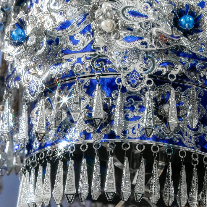 3D Metal Tiara Puzzle With Tassels Diy Assembly Kit