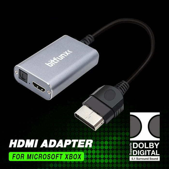 For Xbox Classic Retro Gaming Consoles Hd Cable Accepts 5.1 Dolby Digital Surround Sound Hdmi Adapter