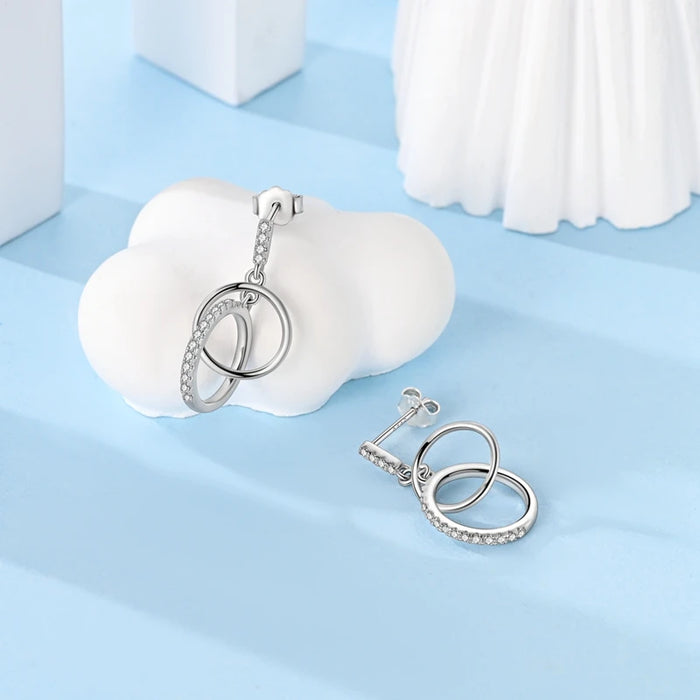 925 Sterling Silver Dream Catcher Earrings Painter Studs For Diy Jewelry