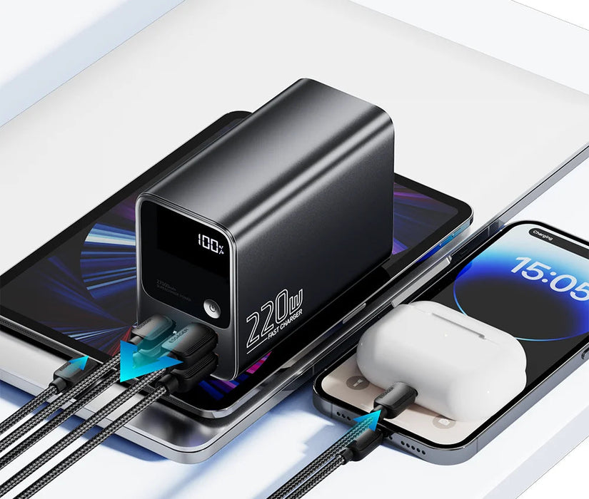 100W Power Bank 27000Mah Pd Fast Charging Portable Powerbank For Laptop Xiaomi Macbook Pro Fast Charge External Battery