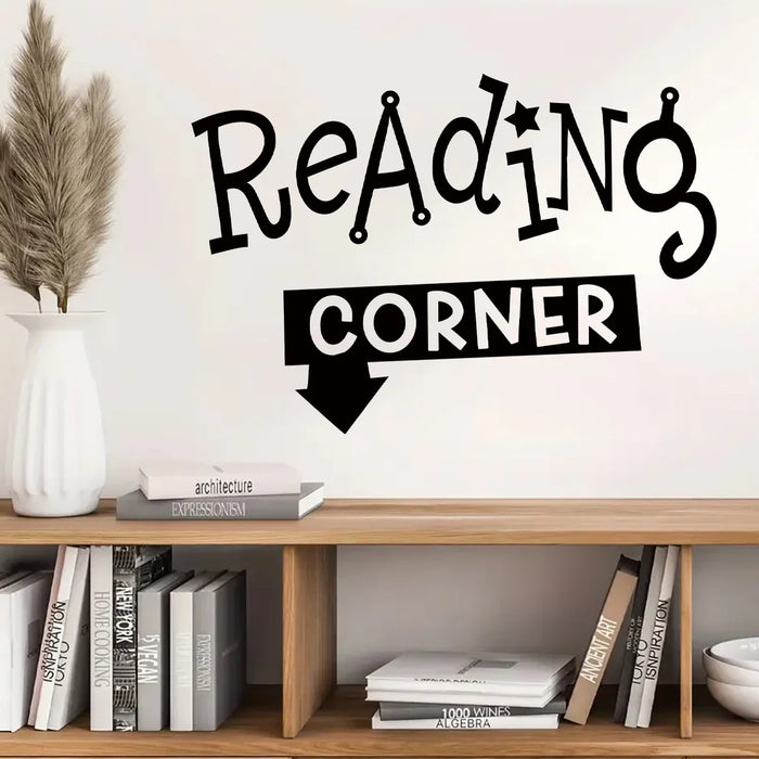 Kids Study Room Wall Decals Reading Corner Theme