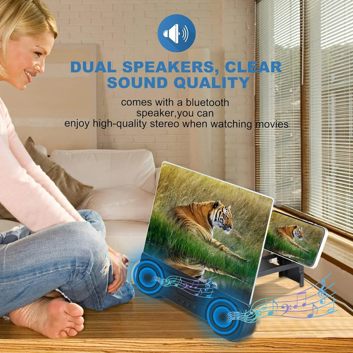 14 Inch Wireless Screen Amplifier With Speaker & Stand