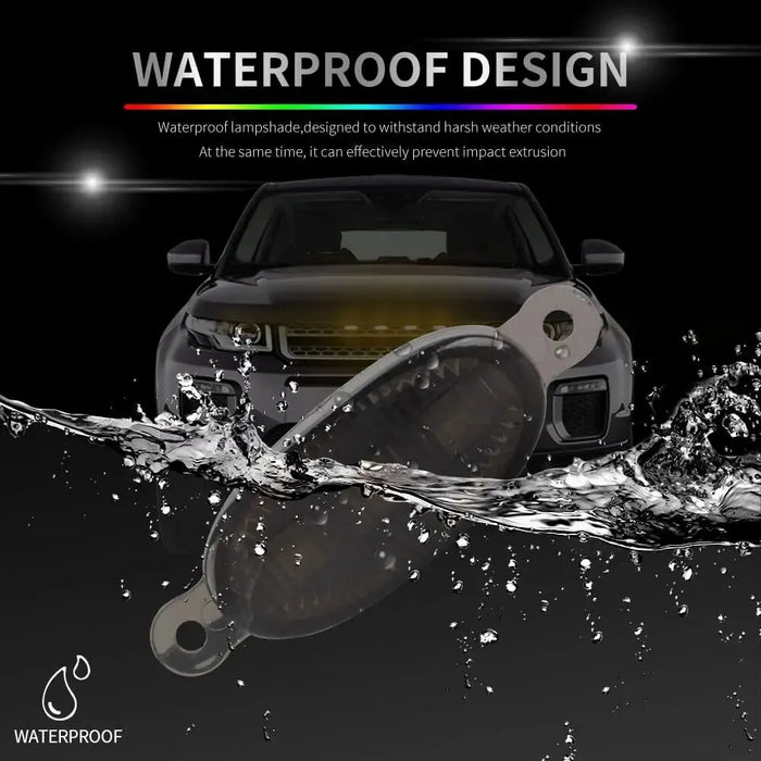 12V Amber Led Car Grille Light App Control Waterproof