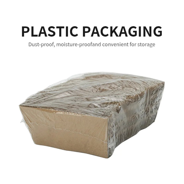 50 Piece Non Slip Kraft Coffee Cup Sleeves For 8 16Oz Hot / Cold Drinks