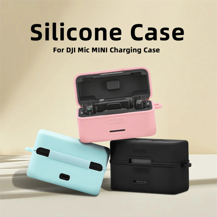 Microphone Protective Cover For Dji Mic Mini Charging Box Wireless Microphone Protector Case Dust Prevention For Dji Mic Mini