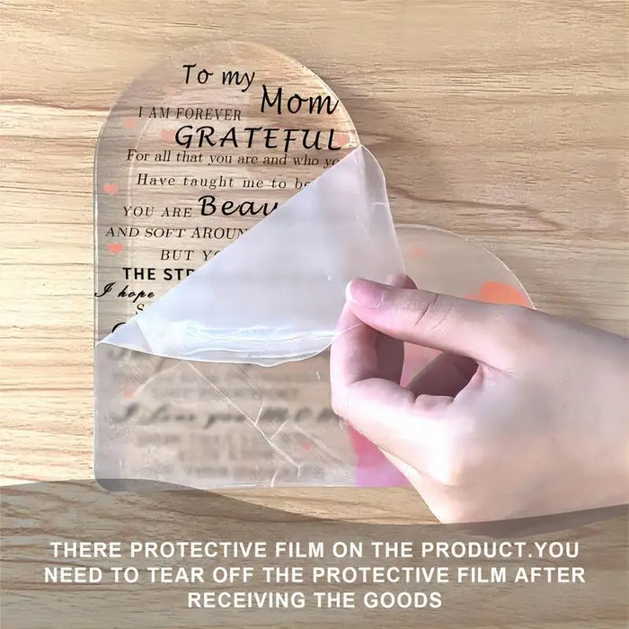 Family Gathering Heart Keepsake For Step Mom