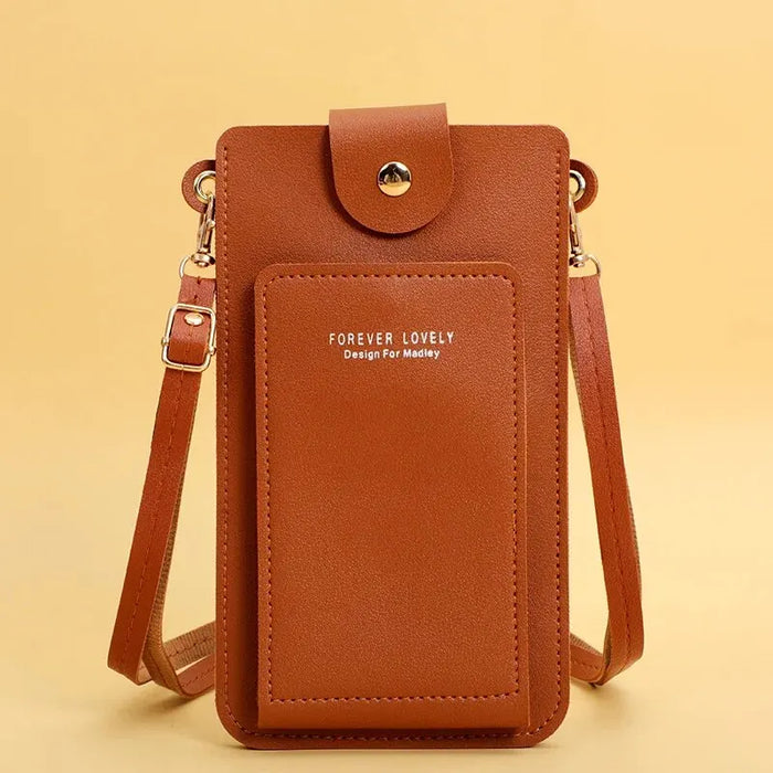 Soft Leather Crossbody Wallet for Women