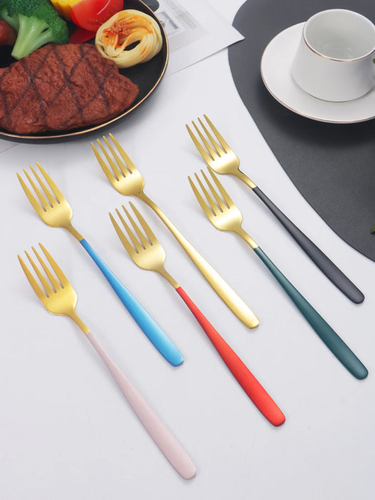 4 Piece Portable Cutlery Set With Box Knife Fork Spoon Chopsticks