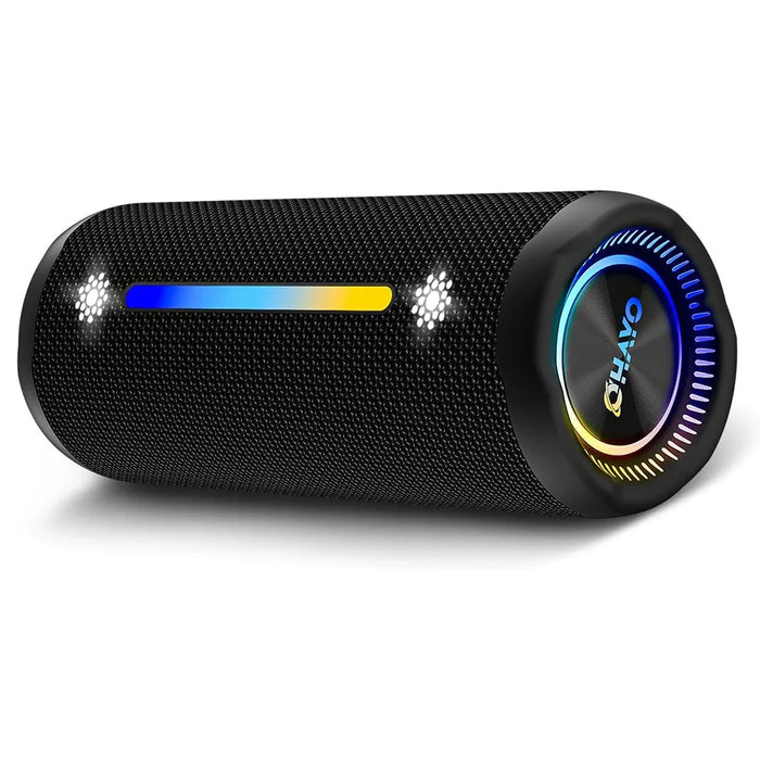 Portable Bluetooth Speaker With Dazzling Lights And Ipx7 Waterproof