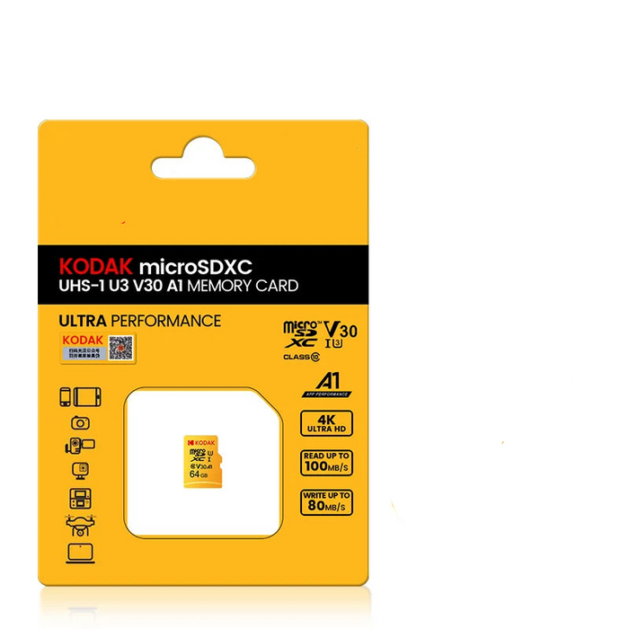 Kodak 32 256gb Micro Sd Card For Phone Pc Camera Game Switch