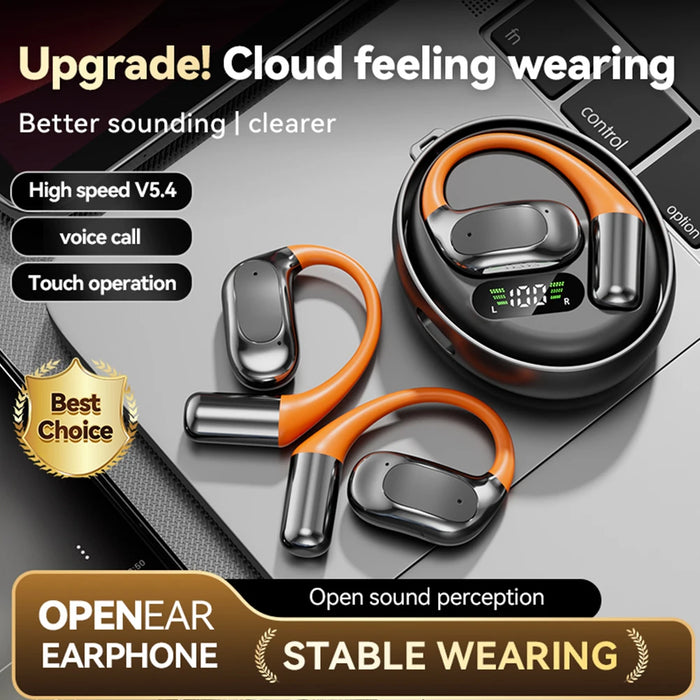 M113 Bluetooth Wireless Earphones Earbud Sports Noise Reduction Waterproof Earhooks Headset With Earhooks Built-In Mic Earphones