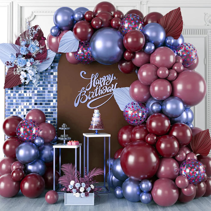 Multi-Coloured Balloon Arch Set For Birthdays Large Parties Etc Blue Red Green Purple And Many Other Balloons