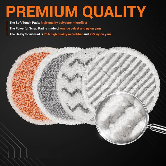 S7000 Steam Mop Pads Compatible With Shark S7000Amz S7001 S7001Tgt S7000 Series Steam & Scrub All-In-One Steam Mop Pack Of 4