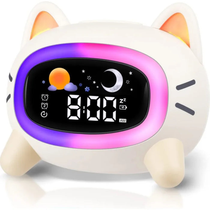 Kids' Sleep Training Alarm Clock With Sound Machine