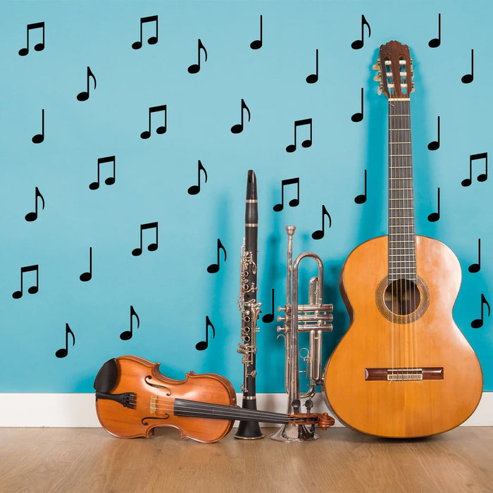 Musical Note Wall Decals Set Of 3 For Kids Room Decor