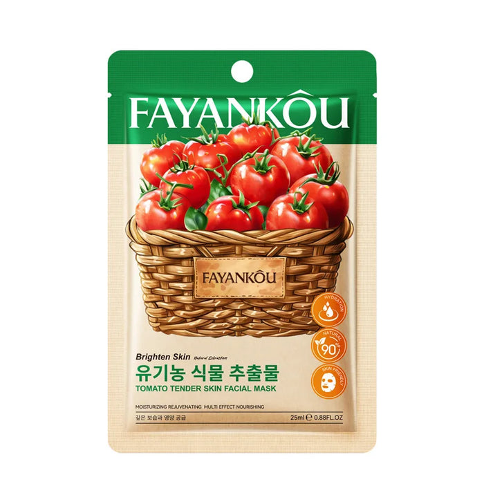 8 Piece Fayankou Fruit Face Masks Hydrating & Anti Aging