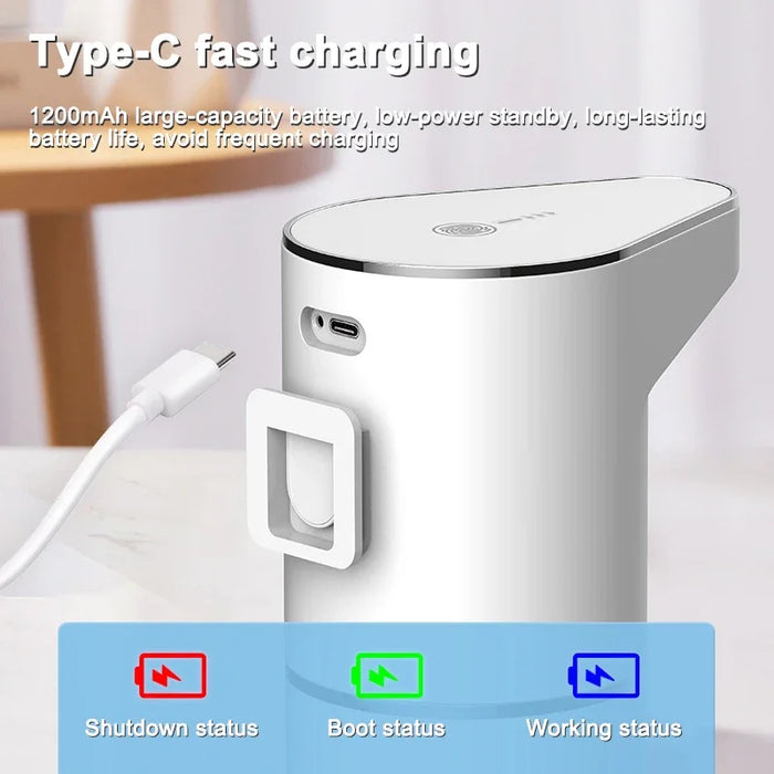 Touchless Automatic Soap Dispenser 1200Mah 400Ml Capacity Home Bathroom Hand Washer