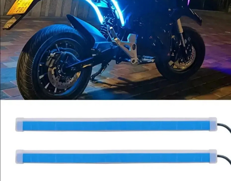 Motorcycle Led Turn Signal & Drl Lights Waterproof Flowing Design 2Pcs