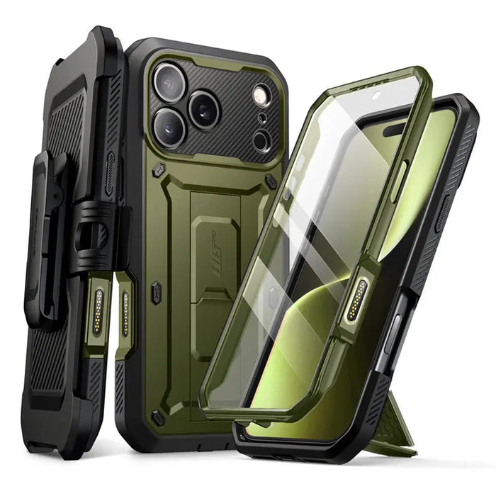 For Iphone 17 Pro Max 6.9 Inch 2025 Ub Pro Full-Body Heavy Duty Rugged Phone Case With Built-In Screen Protector