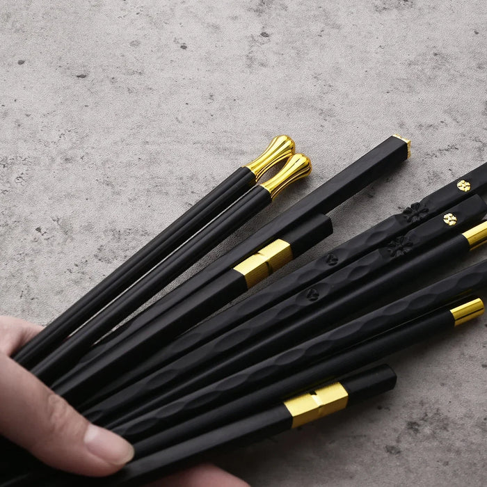 5 Pairs Reusable Chopsticks For Sushi Noodles And More